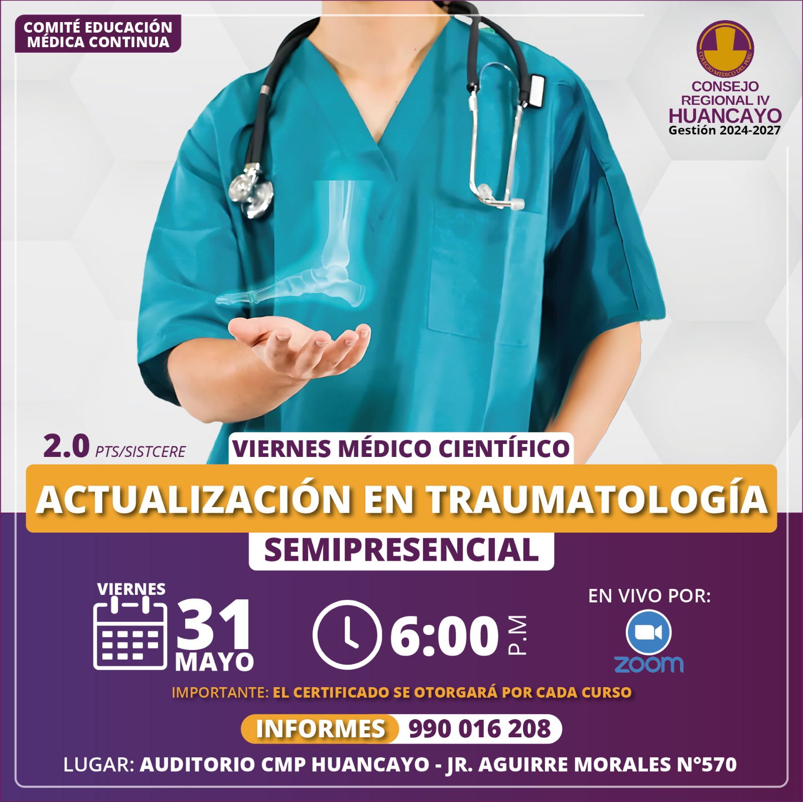 CURSO ACTUALIZACIÓN EN TRAUMATOLOGÍA